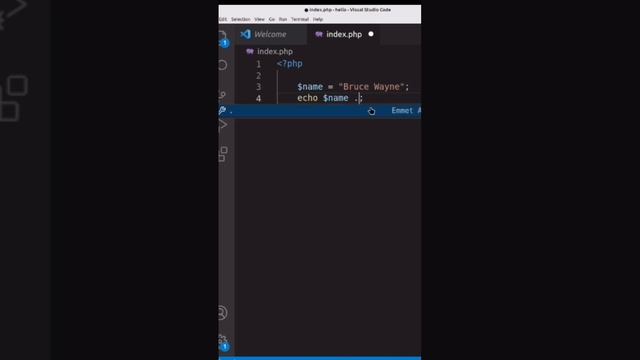 How to concatenate a variable with a string in PHP смотреть онлайн
