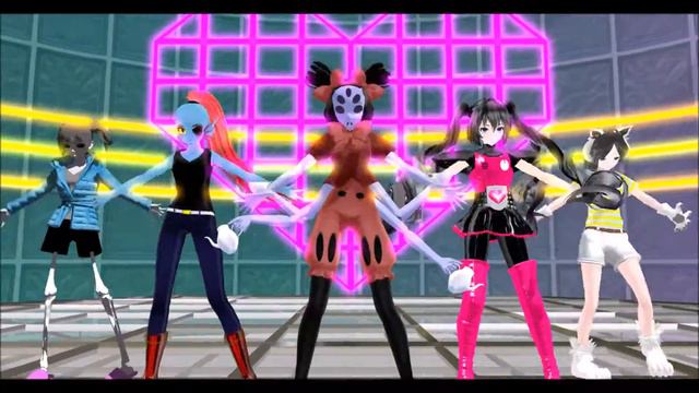 [MMD] Undertale - Pai Rangers смотреть онлайн