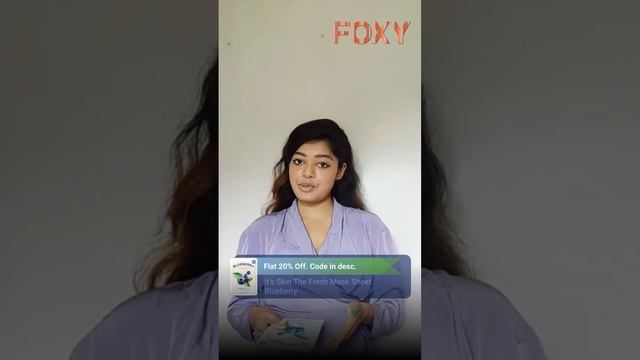 It's Skin The Fresh Mask Sheet Blueberry. Lowest price on Foxy. #shorts смотреть онлайн