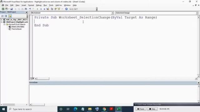 Highlight active cell row and column automatically in Excel (keeping original cell color) смотреть онлайн
