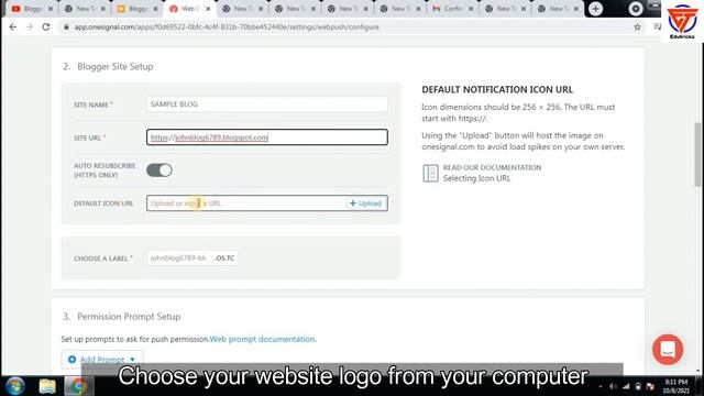 how to add push notification in blogger in pc | how to add push notification in blog смотреть онлайн