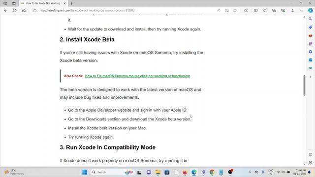 How To Fix Xcode Not Working On MacOS Sonoma смотреть онлайн