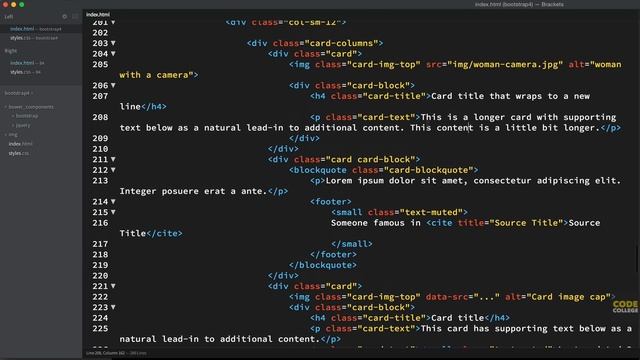 Bootstrap 4 Tutorial [#6] Code a Responsive Website (Part 3) смотреть онлайн