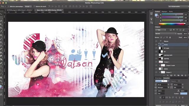 Speed Art Photoshop - Header Emma Watson смотреть онлайн