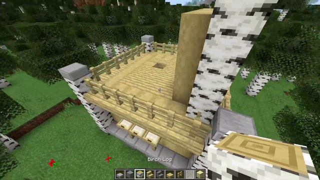 CASA DE INCEPUT IN BIRCH FOREST MINECRAFT TUTORIAL! смотреть онлайн