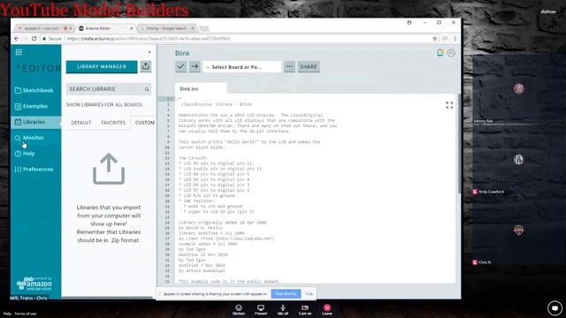 YouTube Model Builders is proud to present -Arduino work shop with Chris. November 1, 2017. смотреть онлайн