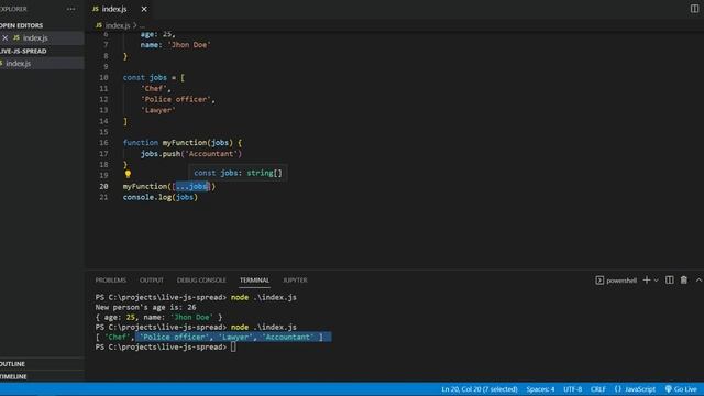 The Good Programmer - Javascript Spread Operator смотреть онлайн
