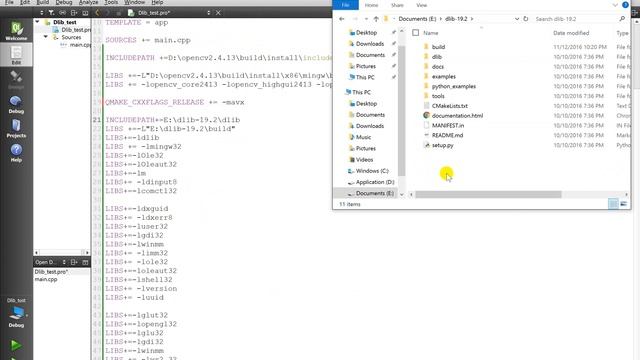 Dlib (C++) install on PC with MingW and QT environment(part 2) :Face LandMark detection смотреть онлайн