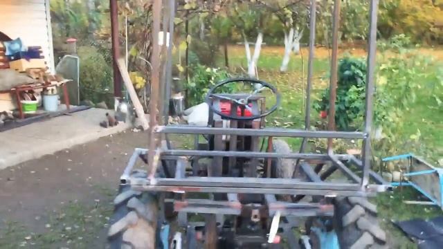 Самодельная кабина для минитрактора с мотоблока смотреть онлайн