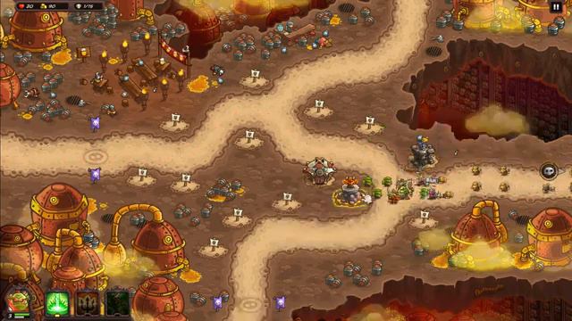 Танк Геомант, хиллер Алхимик и 4 уровень башен! || Kingdom rush Vengence прохождение на ПК #2 смотреть онлайн