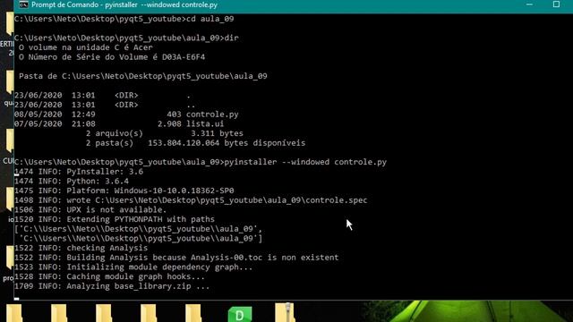 Gerar executável Python com interface gráfica смотреть онлайн