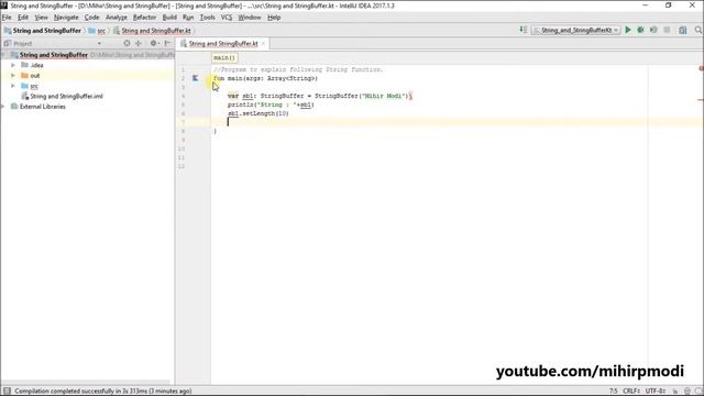#267 Kotlin Tutorial | StringBuffer.setLength() смотреть онлайн