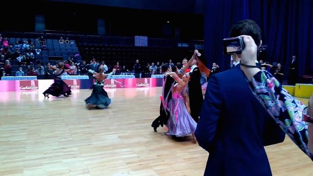 Minsk Open Dance Festival 2018 Взрослые + Молодежь Rising Stars ST 1/4 Final - Slow Foxtrot (1) смотреть онлайн