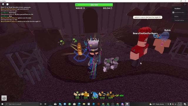 Roblox TDS night 3 + beating it + discord (huge pain of 2 hours of recording + a lot of cuts) смотреть онлайн