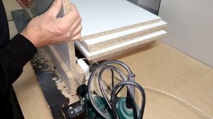 Присадка, сверление в торец ЛДСП под Конфирмат, евровинт. "Кондуктор" для Конфирмата