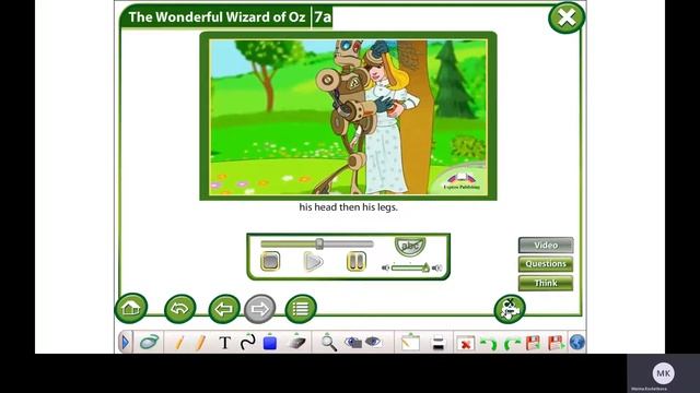 Excel 6 M 7 ex 8 p 79 The Wonderful Wizard of Oz Video смотреть онлайн