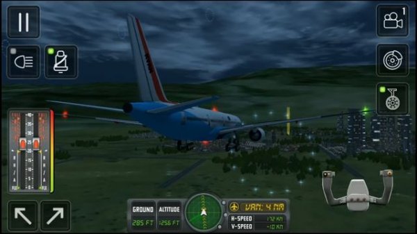 Flight Sim 2019 Update - Real Airplane Simulator: Night Flight - Android Gameplay FHD