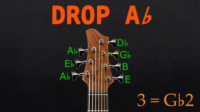 DROP Ab - 7 STRING BASS Tuning (Tuner) смотреть онлайн