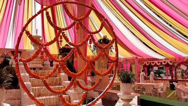 Школа Раджа Йоги. Шантиван. Шатёр для церемонии открытия ретрита смотреть онлайн