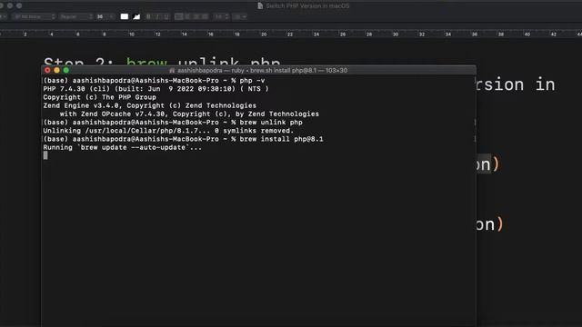 How to Install and Switch PHP version in macOS | Quick and Easy смотреть онлайн
