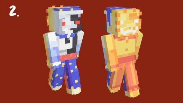 7 FNAF Minecraft Skins!