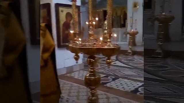 Служба в храме святого дм.Салунского смотреть онлайн