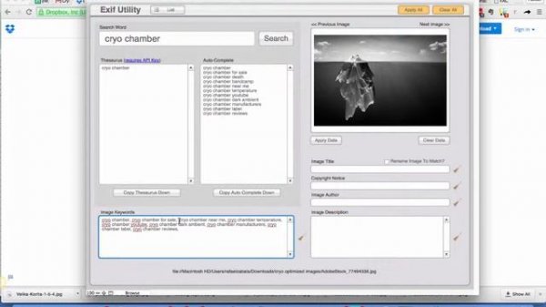 How to Keyword Optimize Images Exif Meta Data