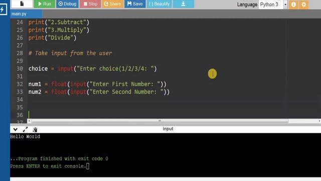 Python Programming - Create a Simple Calculator Program - Updated 2021 смотреть онлайн