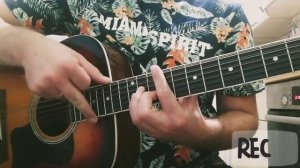 Как играть Чеченский, Кавказский бой на гитаре , видео урок разбор?