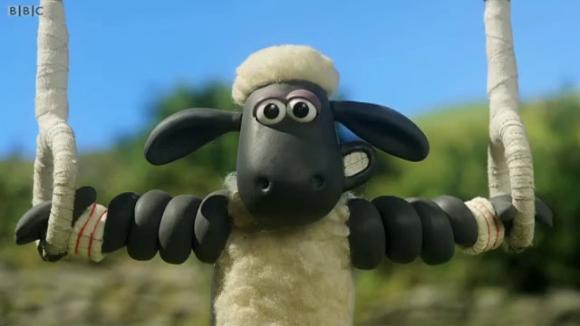 Барашек Шон - овцечемпионат: серия 16. Упражнения на кольцах (Rings) смотреть онлайн