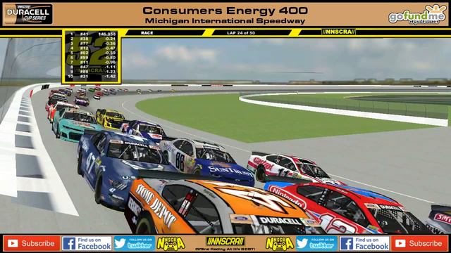 //NNSCRA// Duracell Cup Series S1 - Race 9 (Michigan) смотреть онлайн