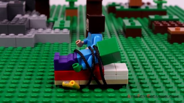 Lego Minecraft Zombie Villager Rescue смотреть онлайн