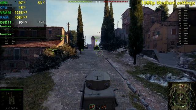 GT 1030 | World Of Tanks - 1080p All Settings! смотреть онлайн