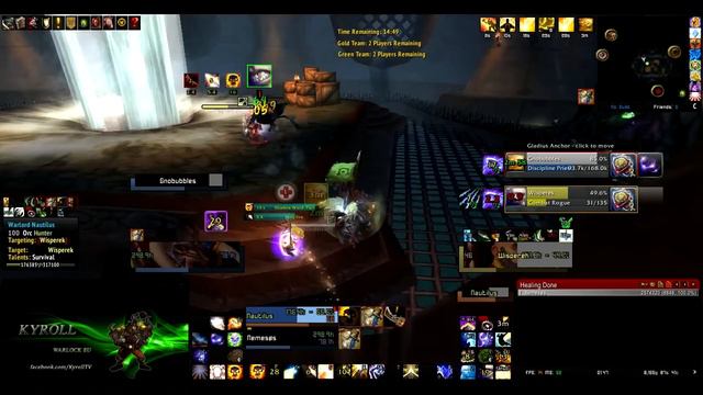 [PvP] WoW WoD: Patch 6.0.6 - Arena 2v2 - 1700 MMR - Discipline Priest смотреть онлайн