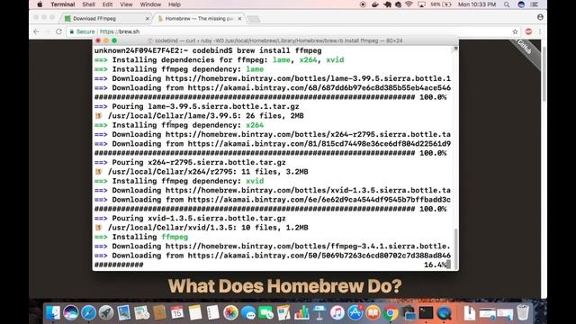 How to Install FFMPEG on Mac смотреть онлайн
