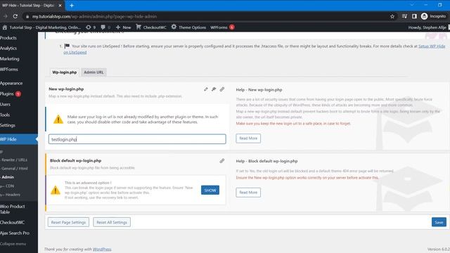 How to HIDE your WORDPRESS URL смотреть онлайн