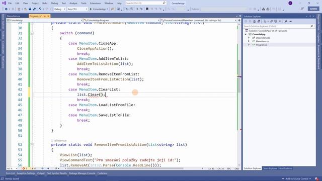 08 Úvod do programování v jazyce C# - První aplikace + Enum смотреть онлайн