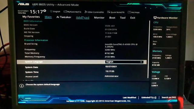 How to turn on virtualization technology in Asus Bios #vt-x смотреть онлайн