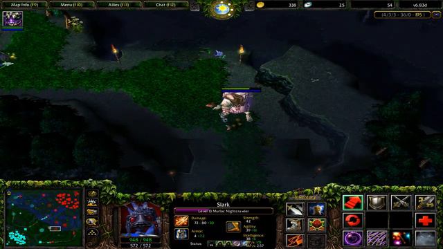 warcraft gameplay dota 6.83d 33 смотреть онлайн