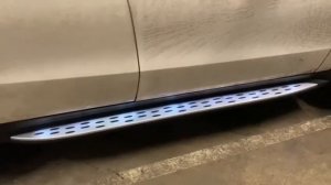 Пороги Mercedes GLE Coupe C292 с подсветкой