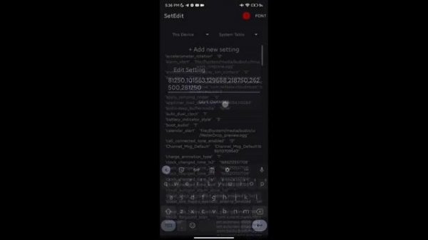 ⚙️Set Edit Codes Gaming Edition | Legit 120FPS | System Table Codes - Must Have Codes!!!?