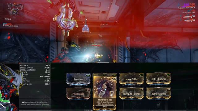 Warframe - Ignis Wraith 4 Forma Build смотреть онлайн