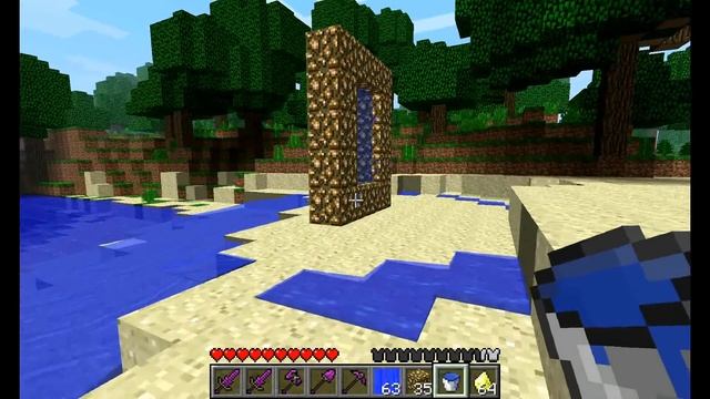 Minecraft How to Make An Aether Portal смотреть онлайн