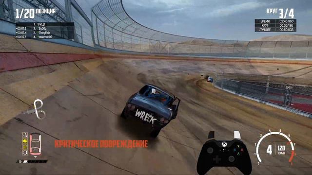 Wreckfest хаос и треш