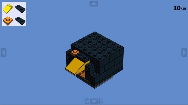 Angry Birds - Black Bomb Bird of 63 Lego bricks - Building instruction смотреть онлайн