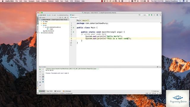01 | How to write Hello World program in java | Video Tutorials for Beginners смотреть онлайн