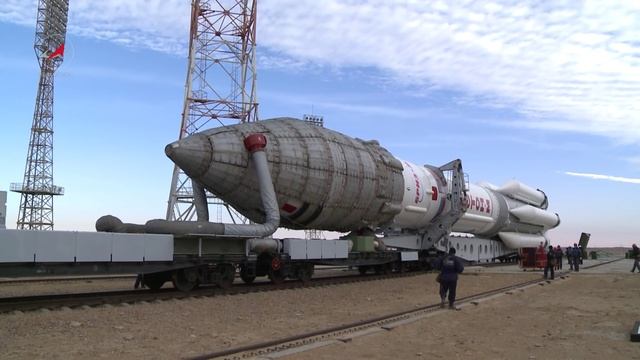 Вывоз РНК Протон-М с КА Turksat-4В смотреть онлайн