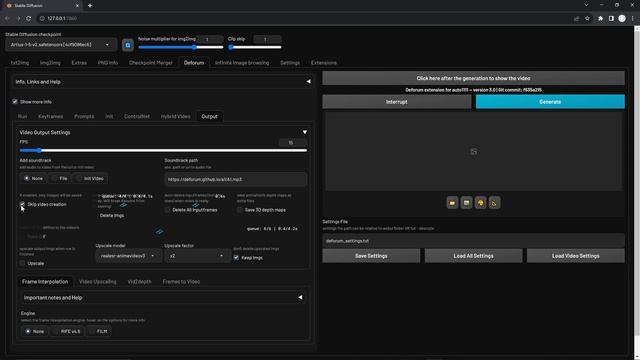 0160 Анимация Deforum в Stable Diffusion смотреть онлайн