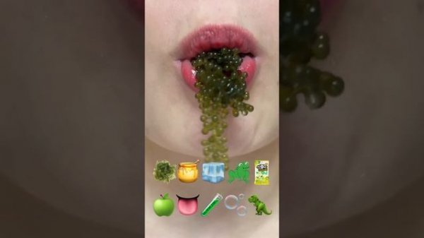 asmr 10 MINUTES FOR SLEEP EMOJI FOOD CHALLENGE 2 mukbang eating sounds