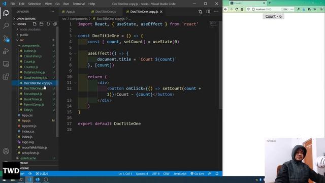 React hooks 13 - Creating Custom hooks - 1 смотреть онлайн